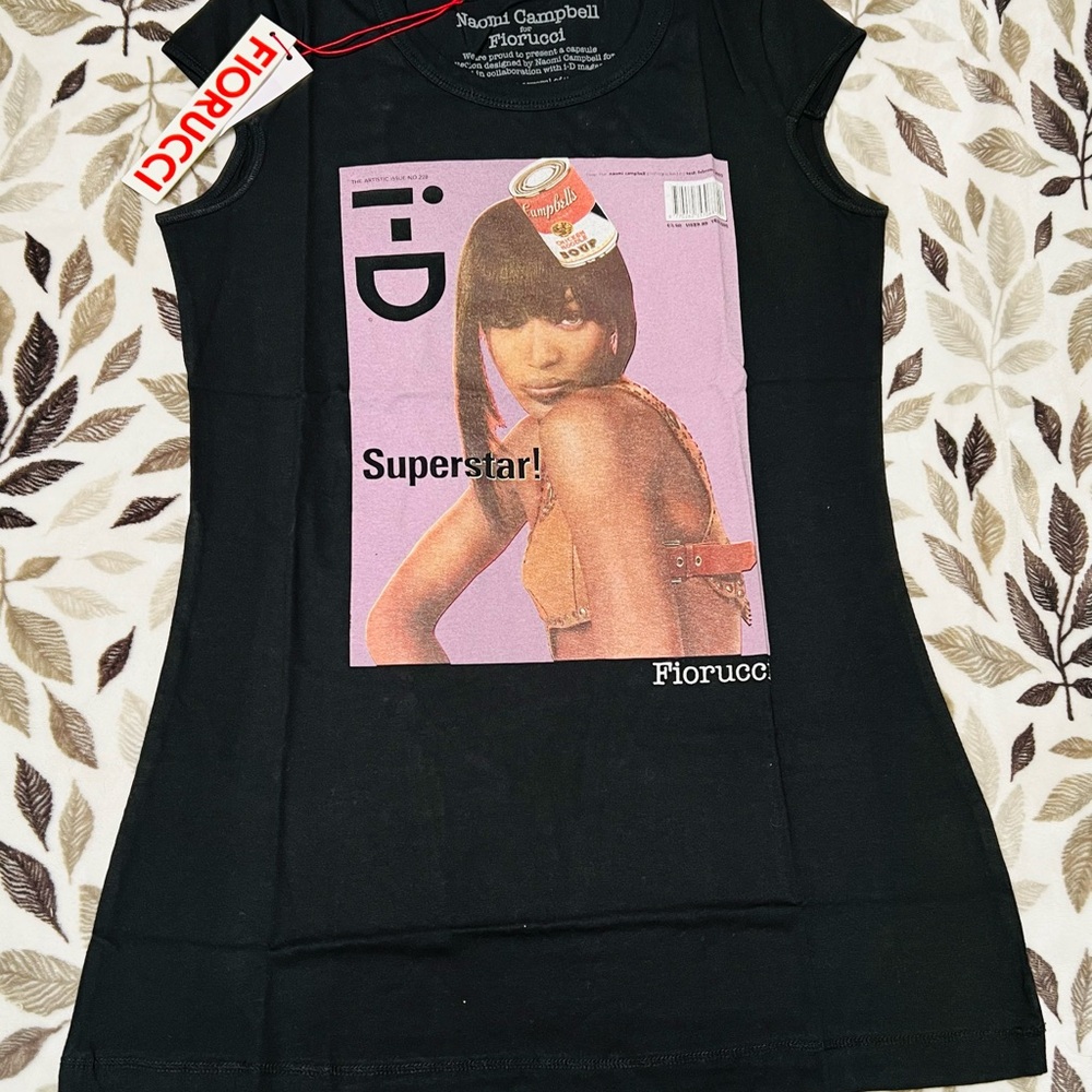Fiorucci Naomi Campbell Retro Graphic Short Sleeve Tee